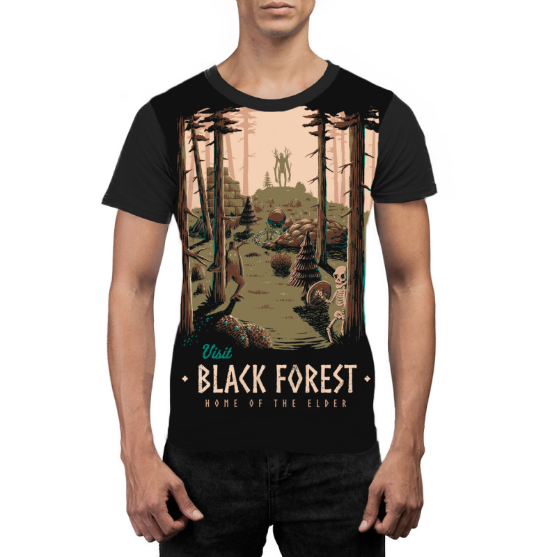 Black Forest Graphic T-shirt by SallyThompson | Artistshot