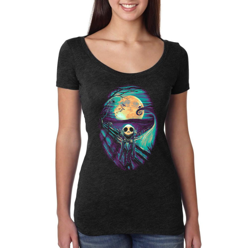 The Scream Before Christmas Women's Triblend Scoop T-shirt by mongouoromong | Artistshot