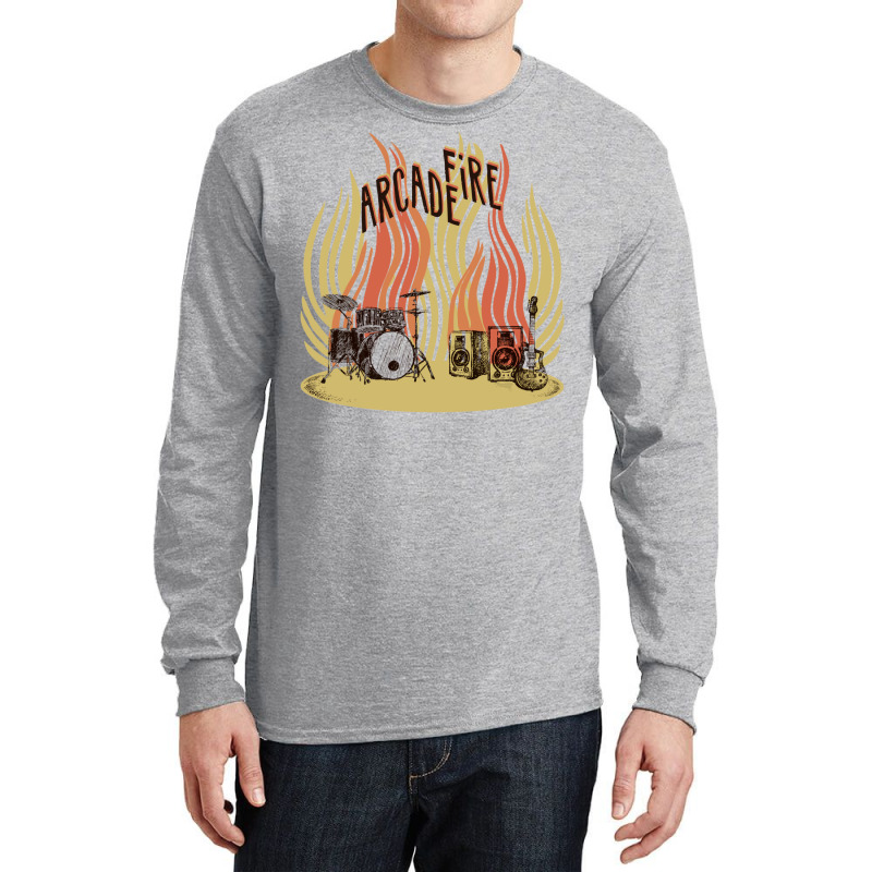 The Arcade Fire Long Sleeve Shirts by humekyesliet | Artistshot