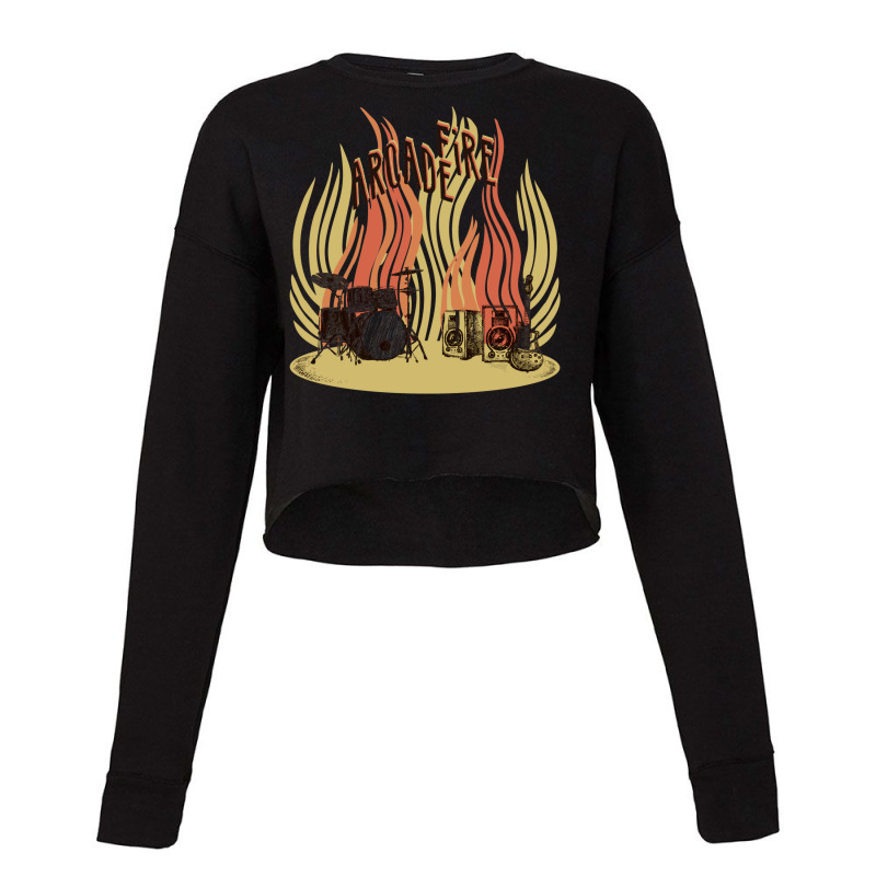 The Arcade Fire Cropped Sweater by humekyesliet | Artistshot