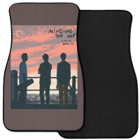 Minding The Gap Active Blue Green Front Car Mat | Artistshot