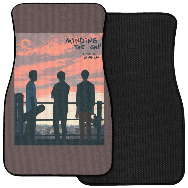 Minding The Gap Active Blue Green Front Car Mat | Artistshot