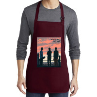 Minding The Gap Active Blue Green Medium-length Apron | Artistshot