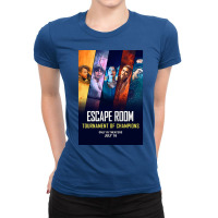 Escape Room Tournament Of Champions  Classic  Green Funny Ladies Fitted T-shirt | Artistshot