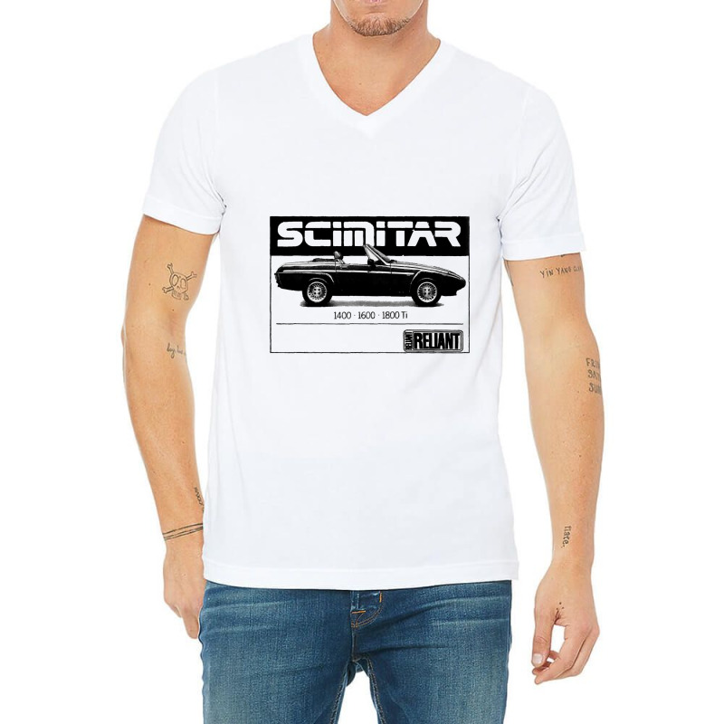 Reliant Scimitar Ss1   Advert V-Neck Tee by LarryArtist | Artistshot