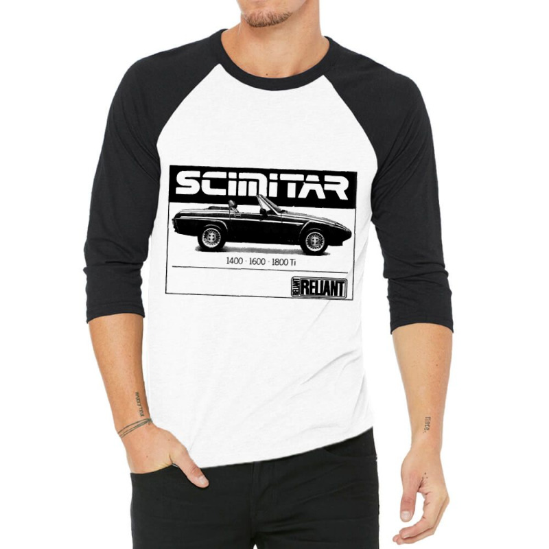 Reliant Scimitar Ss1   Advert 3/4 Sleeve Shirt by LarryArtist | Artistshot