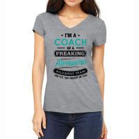 I'm A Coach Billiards Player Pool Snooker Player Cue 8 Ball T Shirt Women's V-neck T-shirt | Artistshot