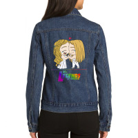 Cute Soulmate Ladies Denim Jacket | Artistshot