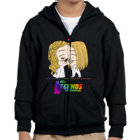 Cute Soulmate Youth Zipper Hoodie | Artistshot