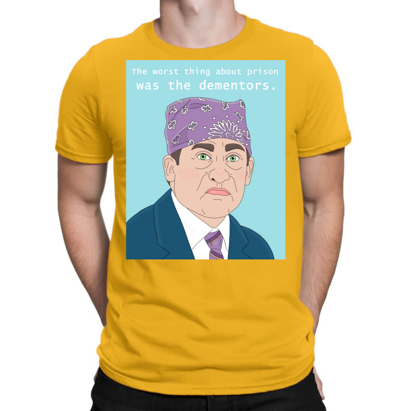 Prison Mikefrom The Office Us Poster Quote T-Shirt by wusuaamorvinc | Artistshot