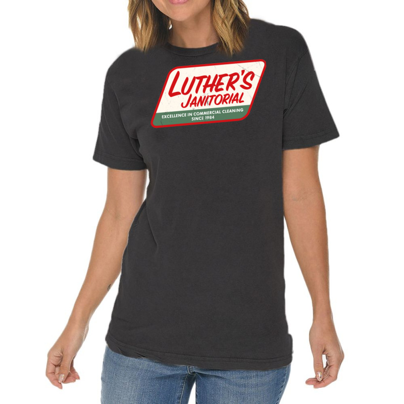 Luther’s Janitorial  Aesthetic Cool Vintage T-Shirt by leivysnghitu7 | Artistshot