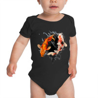 Trending Japanese Koi Fish I Koi Carp Pond Japan Tattoo Baby Bodysuit | Artistshot