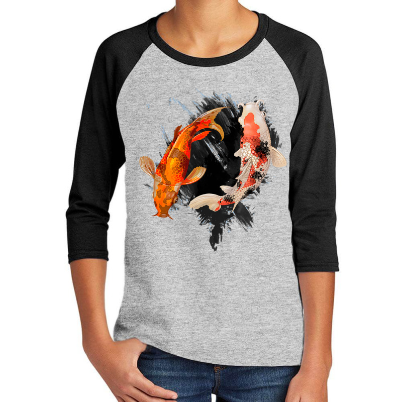 Trending Japanese Koi Fish I Koi Carp Pond Japan Tattoo Youth 3/4 Sleeve | Artistshot