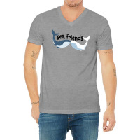 Sea Friends For Light V-neck Tee | Artistshot