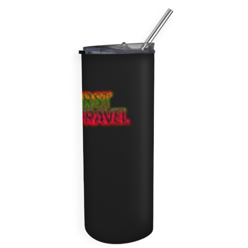 Thirst For Travel 1 Skinny Tumbler | Artistshot