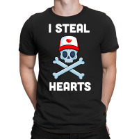 I Steal Hearts T Valentines Day Dinosaur Boys Kid (24) T-shirt | Artistshot