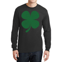 Distressed Green Four Leaf Clover Saint Patrick S Day Lover Long Sleeve Shirts | Artistshot