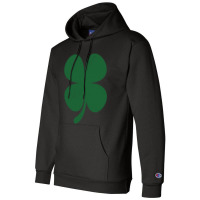 Distressed Green Four Leaf Clover Saint Patrick S Day Lover Champion Hoodie | Artistshot