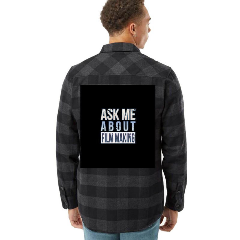 Ask Me About Film Making Sleeveless Travel Boy Flannel Shirt | Artistshot