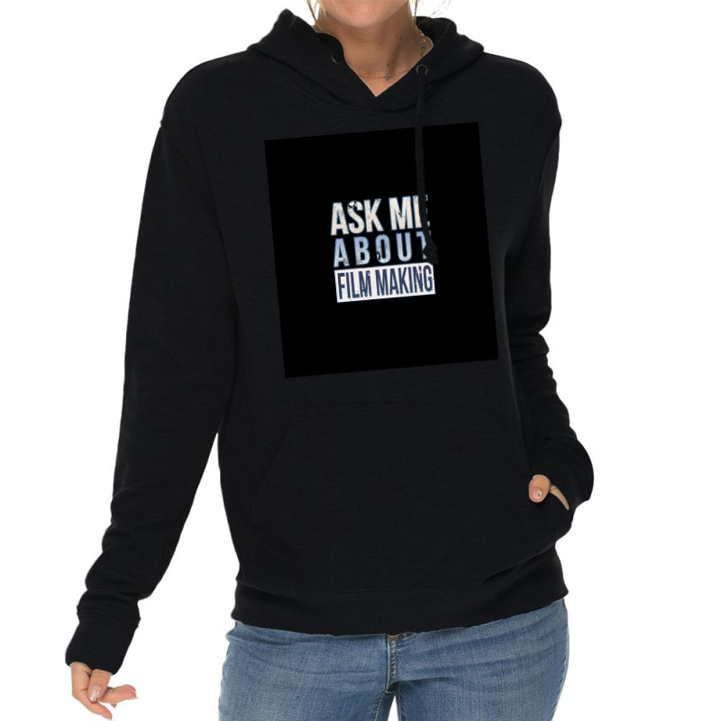 Ask Me About Film Making Sleeveless Travel Boy Lightweight Hoodie | Artistshot