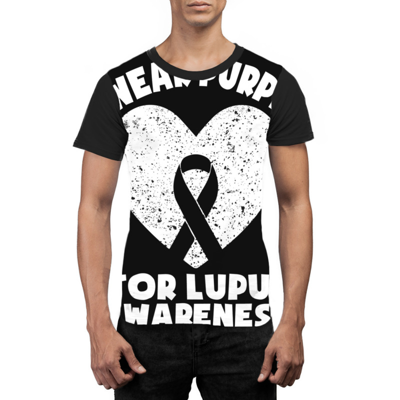 Limited Edition I Wear Purple For Lupus Awareness Month Men Women Kids Graphic T-shirt | Artistshot