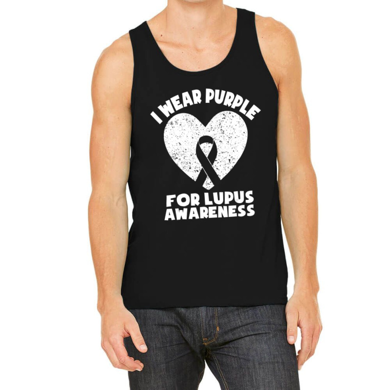 Limited Edition I Wear Purple For Lupus Awareness Month Men Women Kids Tank Top | Artistshot