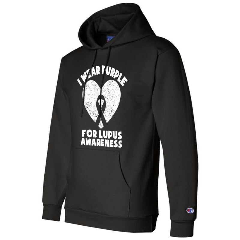 Limited Edition I Wear Purple For Lupus Awareness Month Men Women Kids Champion Hoodie | Artistshot