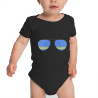 Trending Aruba Flag Sunglasses Baby Bodysuit | Artistshot