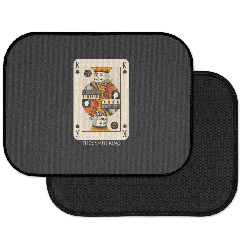 Synthesizer Funny King Poker Card For Electronic Musician Racerback Rear Car Mat | Artistshot