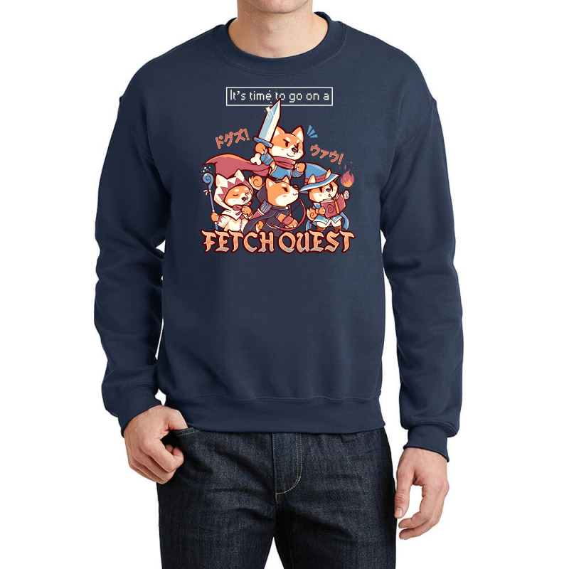 Its Time To Go On A Fetch Quest Crewneck Sweatshirt | Artistshot