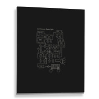 Synthesizer Signal Path For Electronic Musician Classic  3 Metal Print Vertical | Artistshot