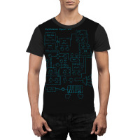 Synthesizer Signal Path For Electronic Musician Classic  4 Graphic T-shirt | Artistshot