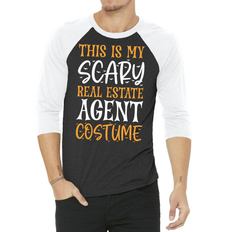 Trending This Is My Scary Real Estate Agent Costume 3/4 Sleeve Shirt | Artistshot