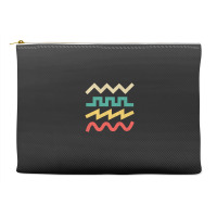 Synthesizer Waveform For Electronic Musician Sticker Essential  1 Accessory Pouches | Artistshot