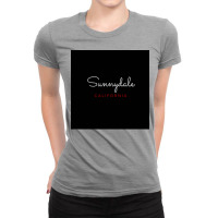 Tv Town Sunnydale California Poster Love Ladies Fitted T-shirt | Artistshot