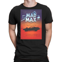 The Last Of The V8's   Vintage Custom Mad Max Poster T-shirt | Artistshot