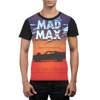 The Last Of The V8's   Vintage Custom Mad Max Poster Graphic T-shirt | Artistshot