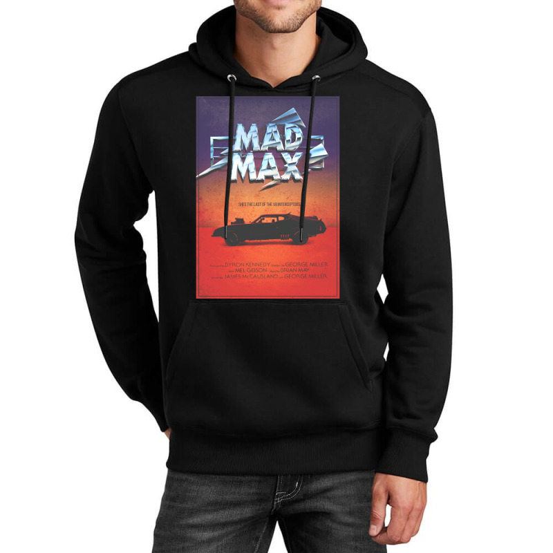 The Last Of The V8's   Vintage Custom Mad Max Poster Unisex Hoodie | Artistshot