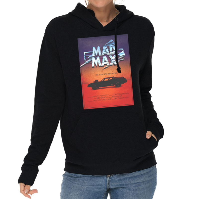 The Last Of The V8's   Vintage Custom Mad Max Poster Lightweight Hoodie | Artistshot