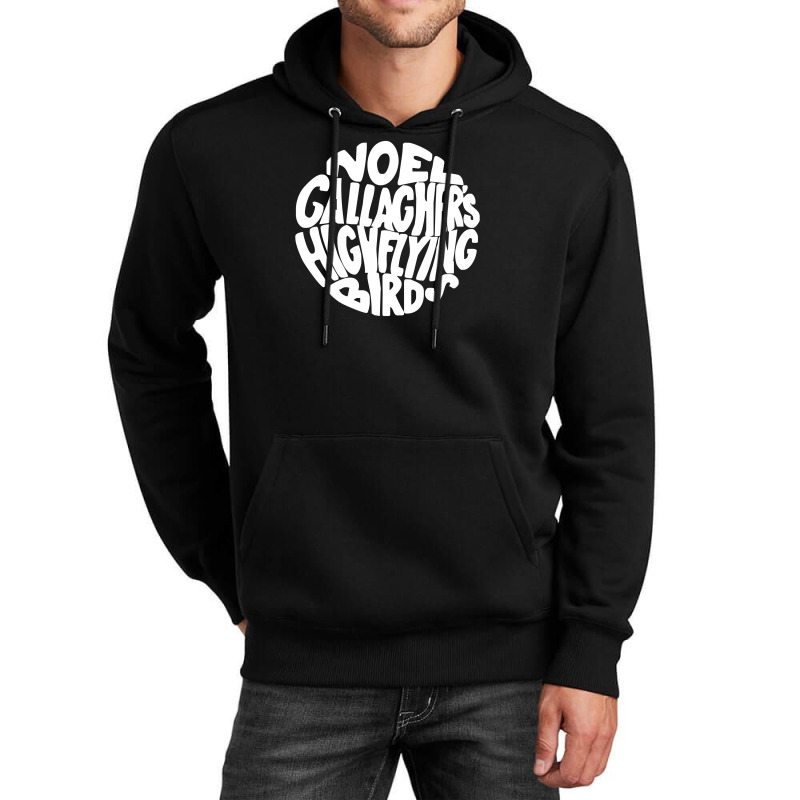 Custom Noel Gallagher's High Flying Birds Circle Logo Unisex Hoodie By ...