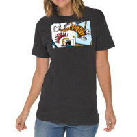 Funny Hobbes With Calvin Vintage T-shirt | Artistshot