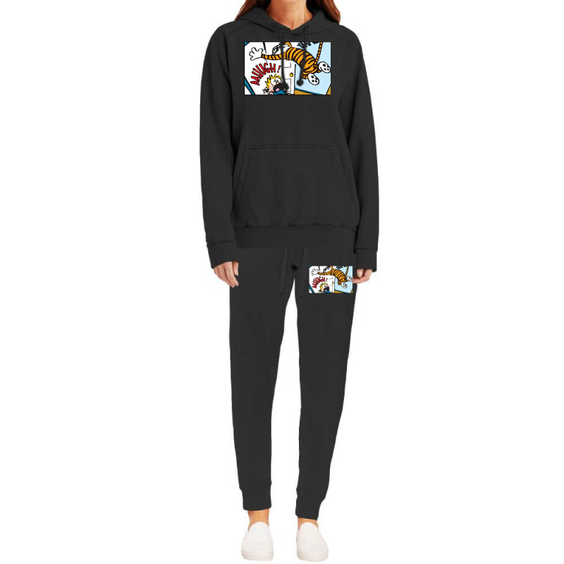 Funny Hobbes With Calvin Hoodie & Jogger Set | Artistshot