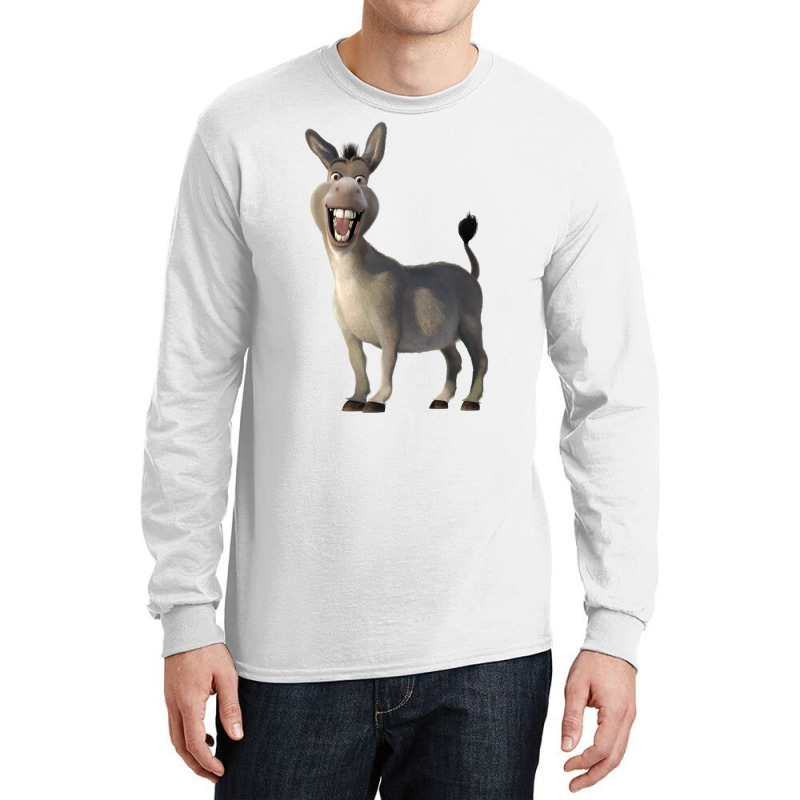 Donkey From Shrek Movie Long Sleeve Shirts by qaisypinon | Artistshot