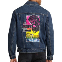 Le Monstre Des Abimes  Monster Campus  Cool Girl Men Denim Jacket | Artistshot