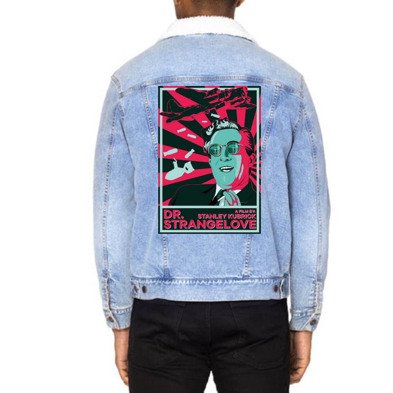 Dr Strangelove Unisex Sherpa-Lined Denim Jacket by qaisypinon | Artistshot