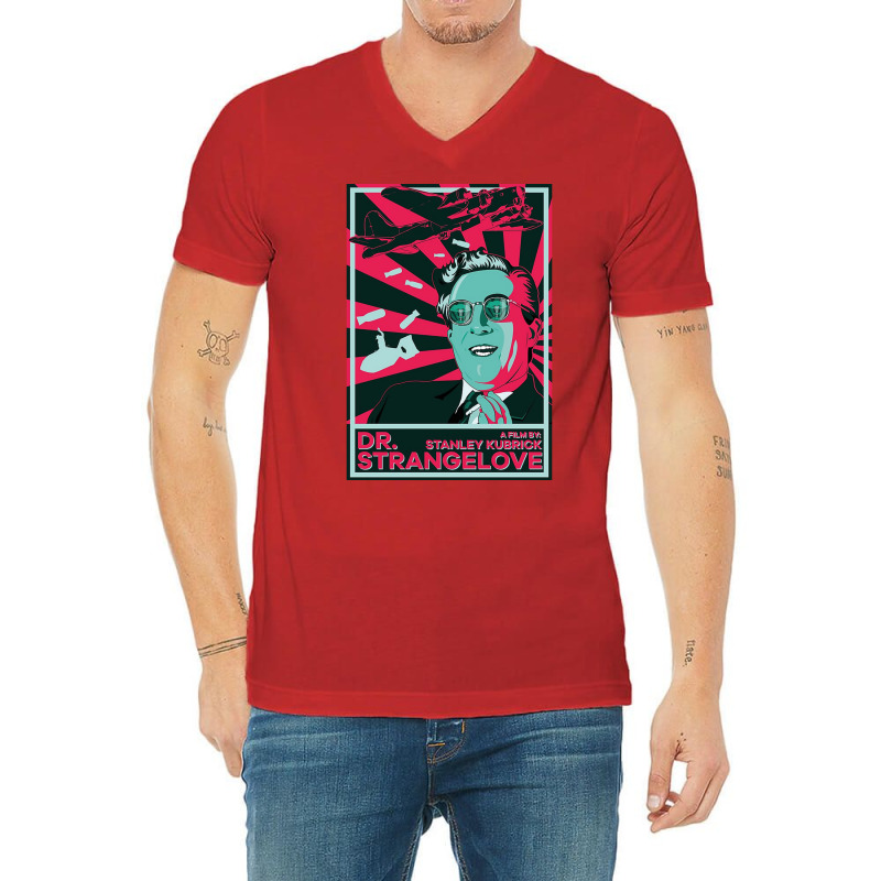 Dr Strangelove V-Neck Tee by qaisypinon | Artistshot