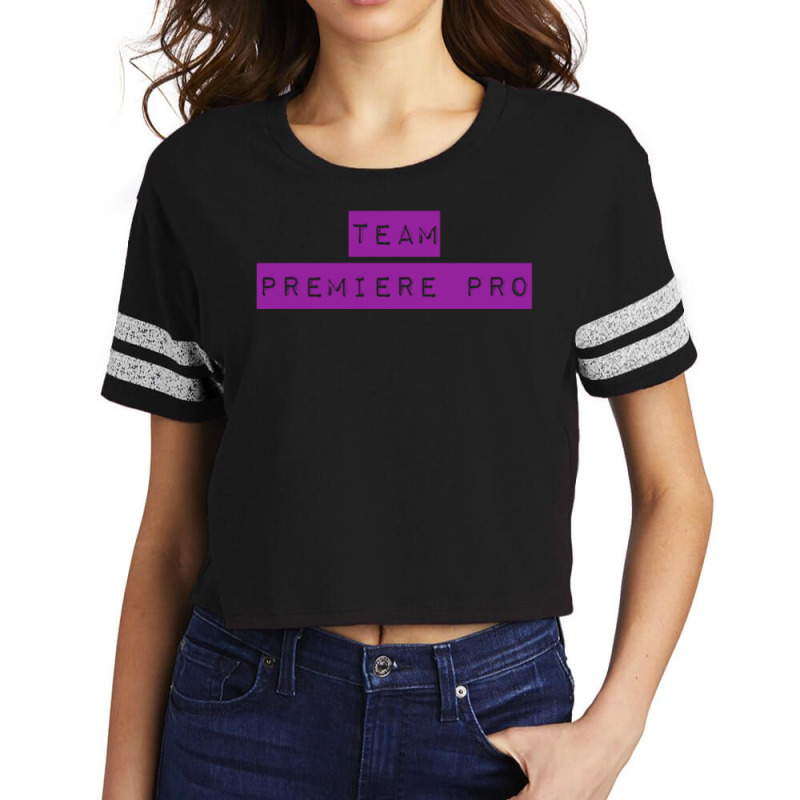 Team Premiere Pro, Filmmaker Apparel Classic Vintage Hipster Scorecard Crop Tee by soensmckie6 | Artistshot