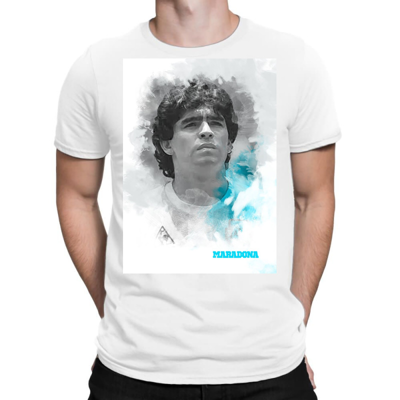 Maradona Painting Art T-shirt | Artistshot