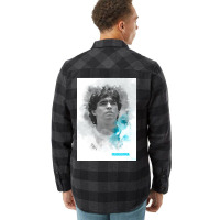 Maradona Painting Art Flannel Shirt | Artistshot