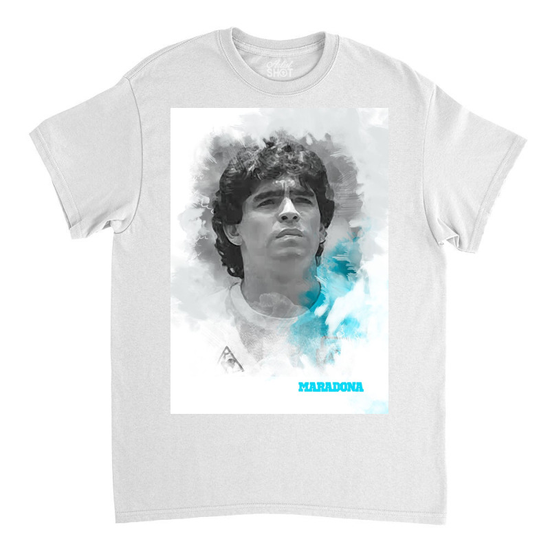 Maradona Painting Art Classic T-shirt | Artistshot